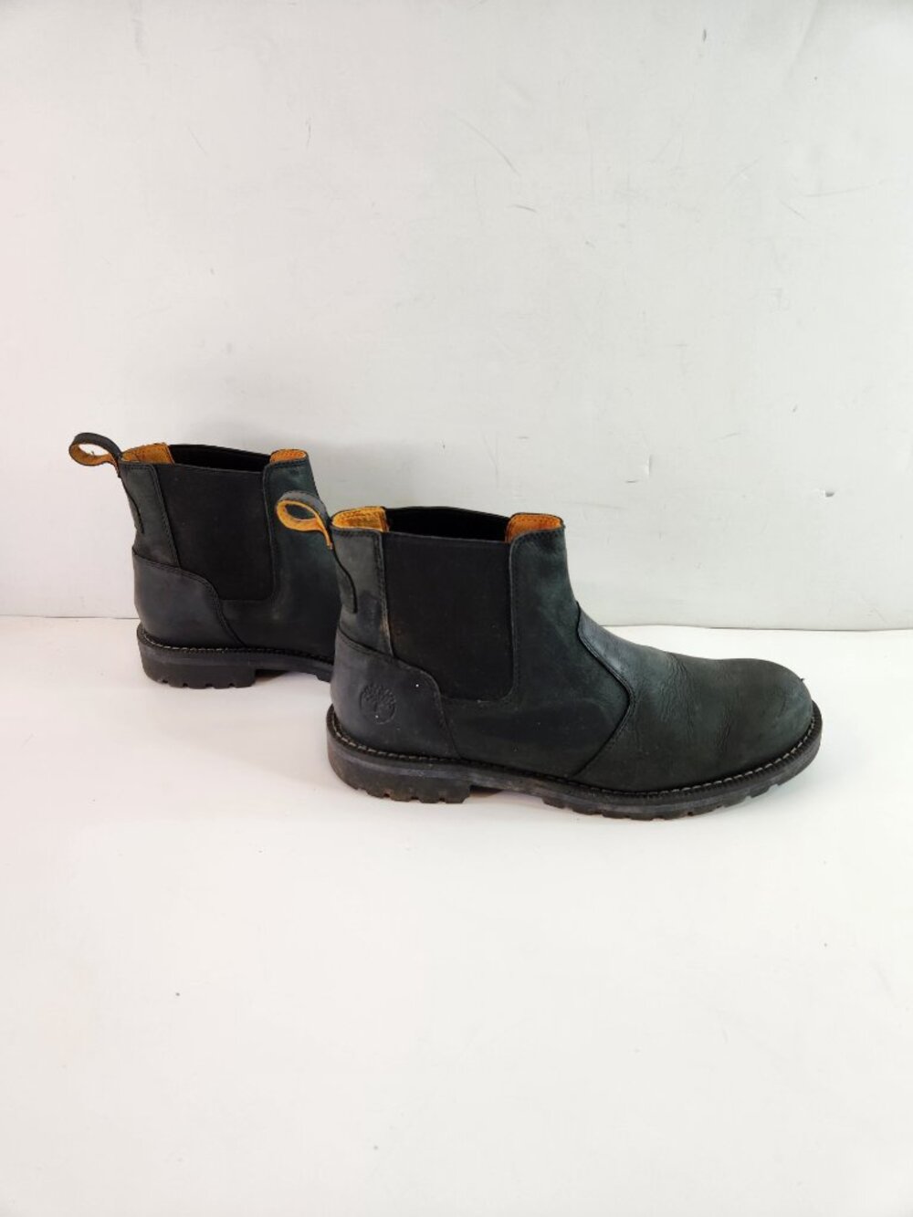 Timberland Mens Redwood Falls Pull-On Boots Mens Size 9 Black - Picture 4 of 8